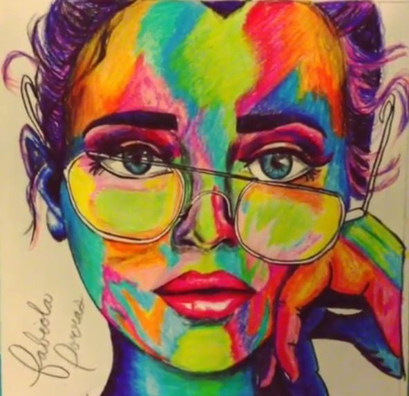 colored pencil drawings