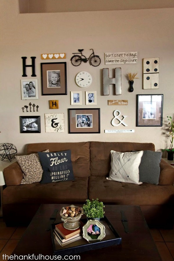 Wall Decor Ideas With Family Pictures - BEST HOME DESIGN IDEAS