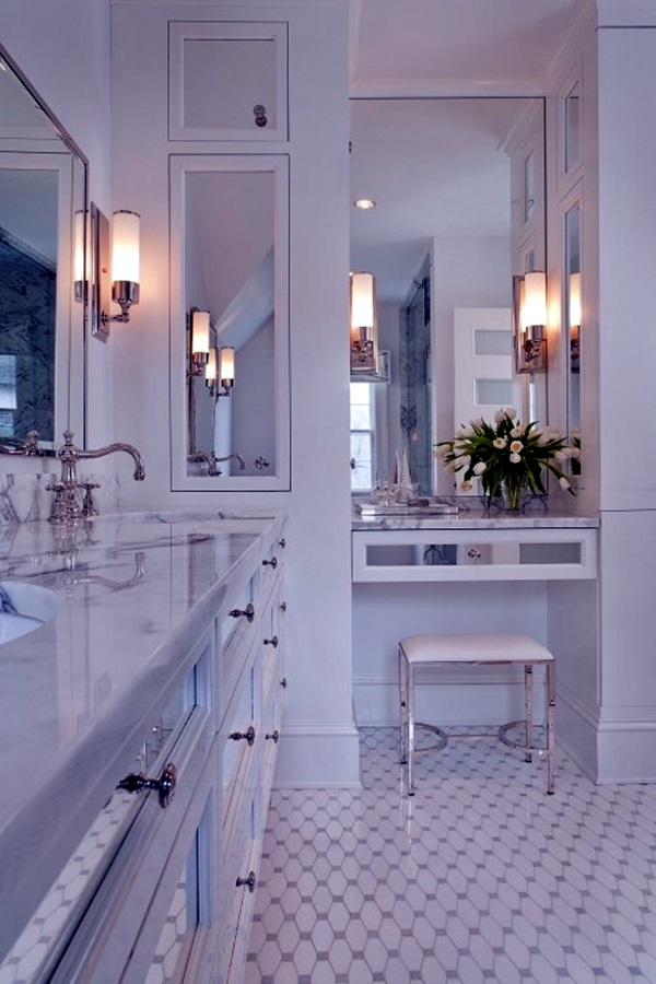 40 Luxury High End Style Bathroom Designs - Bored Art