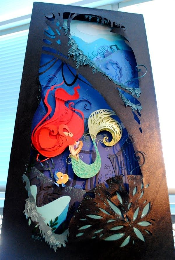 Paper Cut Out Art – Using Paper To Create Sculpture Like Effect - Bored Art