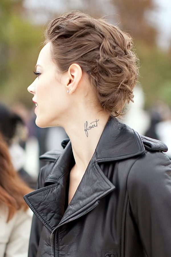 40 Beautiful Back Neck Tattoos For Women  TattooBlend