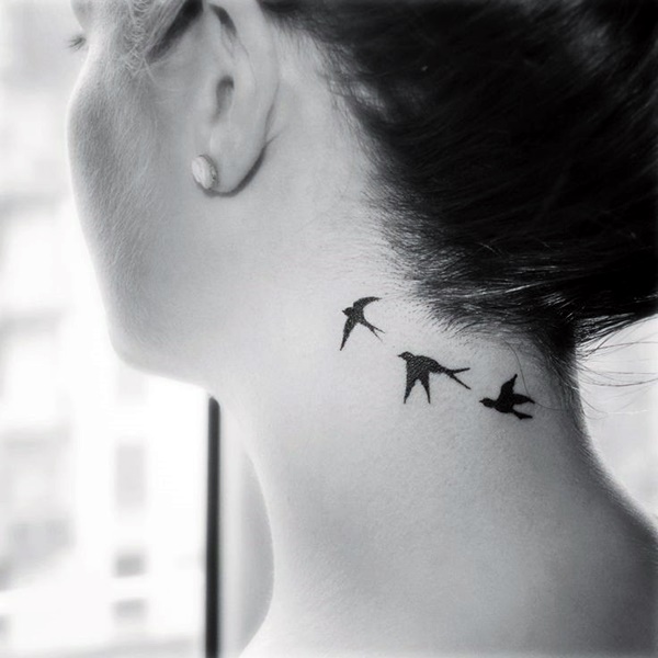 40 Small and Sexy Neck Tattoos For 2016 - Bored Art