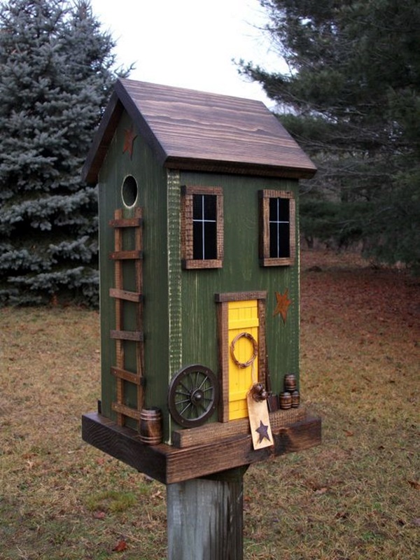 Beautiful Bird House Designs You Will Fall in Love with (25)