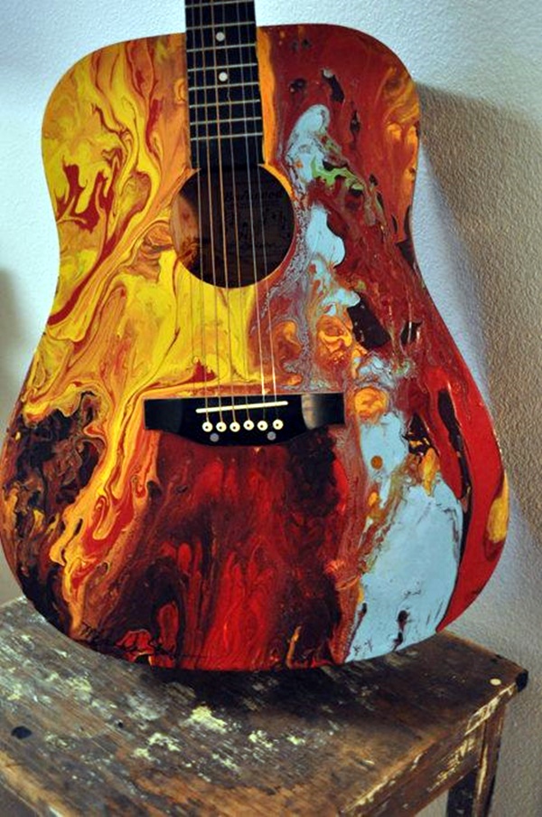 40 Beautiful And Creative Guitar Artworks Bored Art