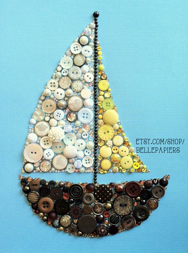 Cool Button Craft Projects for 2016 (22)