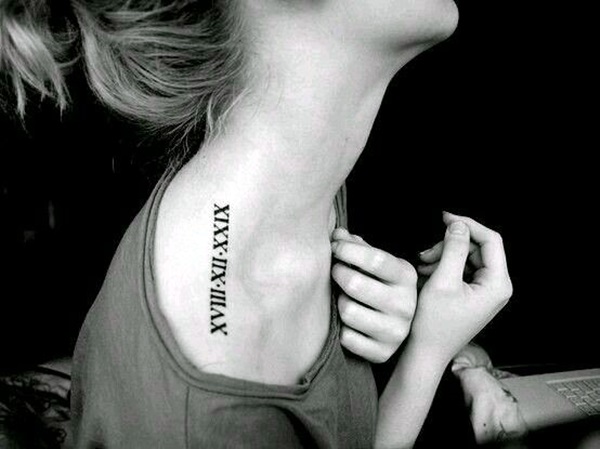 Cool and Classic Roman Numerals tattoo to get this Year (20)