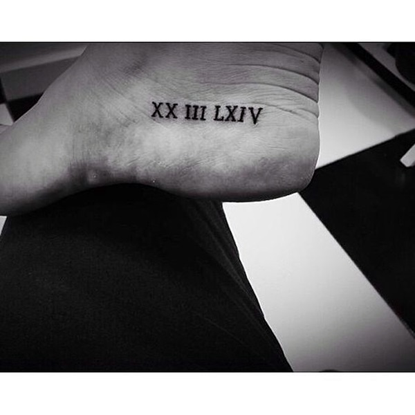 Cool and Classic Roman Numerals tattoo to get this Year (21)