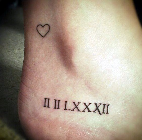 Cool and Classic Roman Numerals tattoo to get this Year (23)