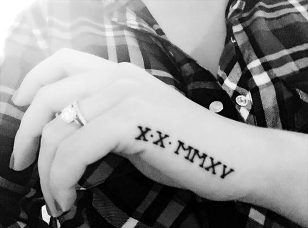 Cool and Classic Roman Numerals tattoo to get this Year (5)