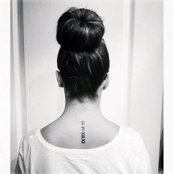 Cool and Classic Roman Numerals tattoo to get this Year (9)