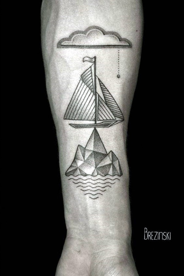 40 Cute And Meaningful Boat Tattoo Designs  Bored Art