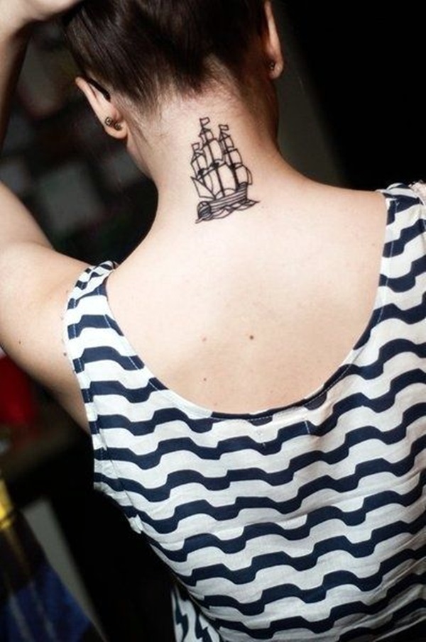 Cute and Meaningful Boat Tattoo Designs (15)