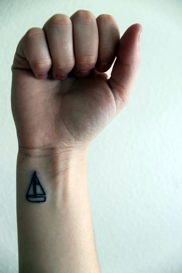 40 Cute And Meaningful Boat Tattoo Designs - Bored Art