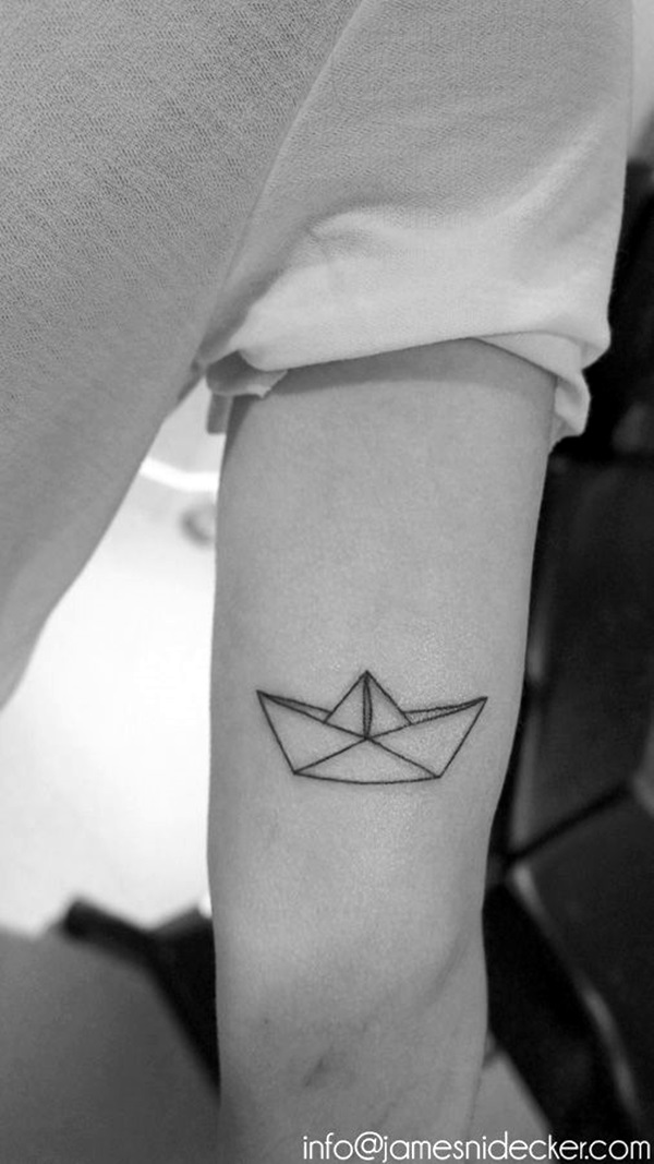 Cute and Meaningful Boat Tattoo Designs (34)