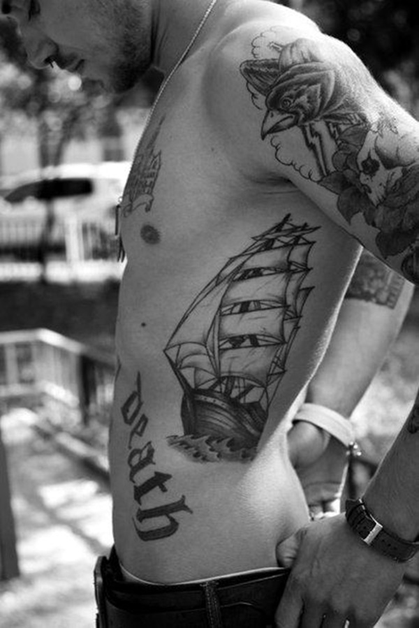 Cute and Meaningful Boat Tattoo Designs (35)