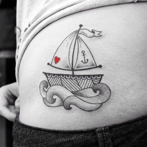 100 Ship Tattoos That Will Set Sail Your Imagination  Tattoo Me Now