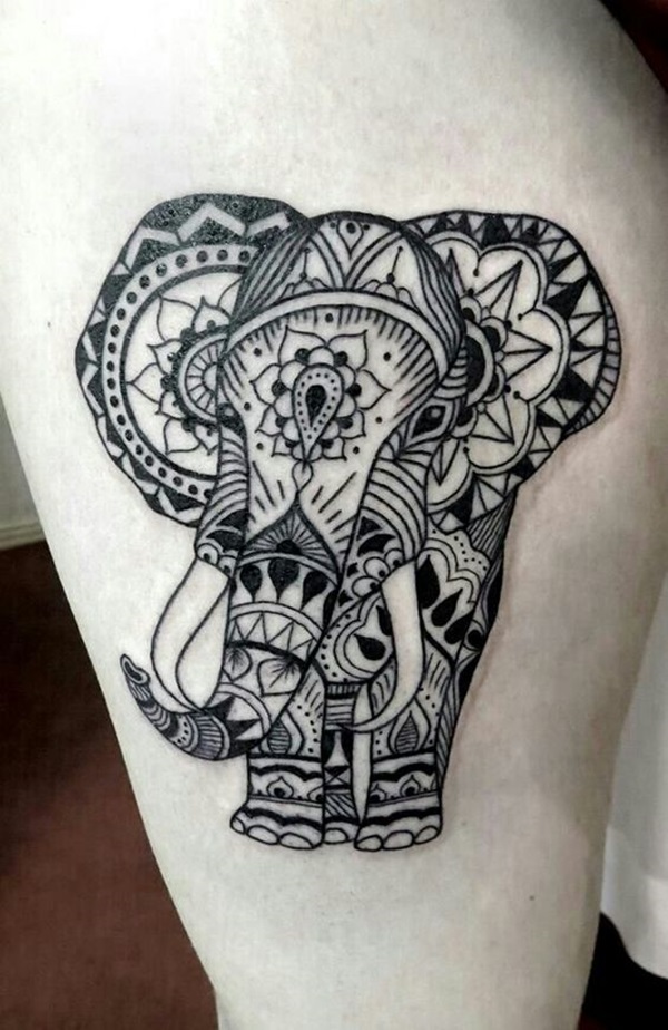 Elephant Tattoo Design - Teresa Gamill - Drawings & Illustration, Animals,  Birds, & Fish, Elephants - ArtPal