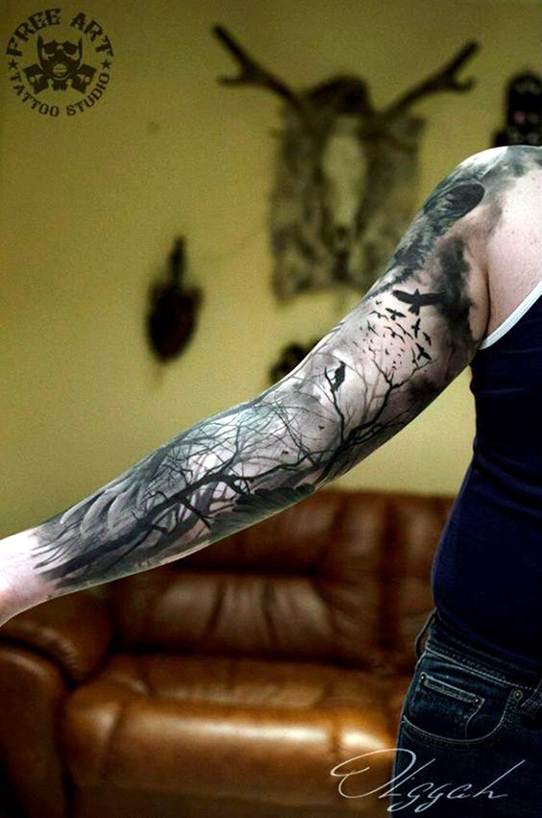 40 Deep And Super Cool Forest Tattoo Ideas Bored Art 40 Deep And Super Cool Forest Tattoo Ideas Bored Art