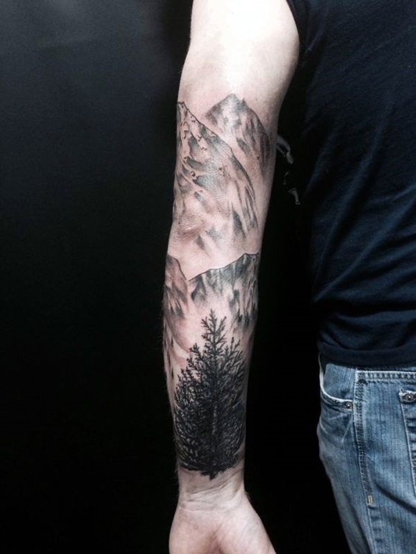 Deep and Super Cool Forest Tattoo Ideas (24)