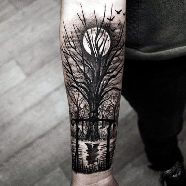 Deep and Super Cool Forest Tattoo Ideas (37)