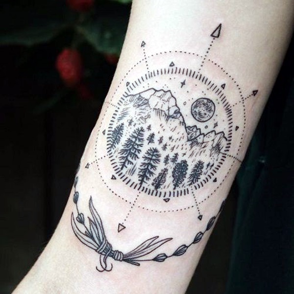Deep and Super Cool Forest Tattoo Ideas (38)