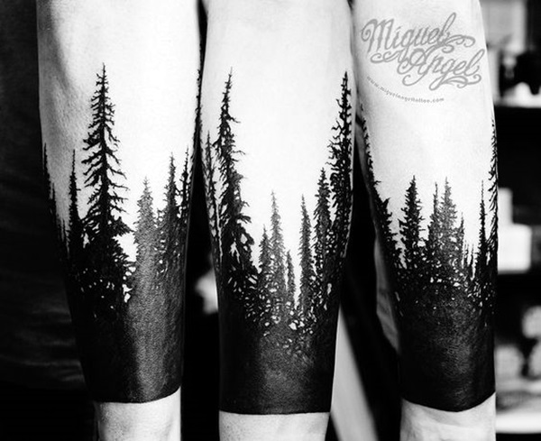 Deep and Super Cool Forest Tattoo Ideas (9)