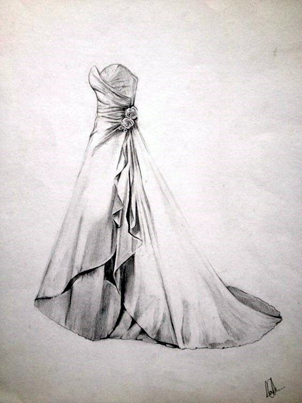 35+ Latest Dresses Drawing Ideas | Armelle Jewellery