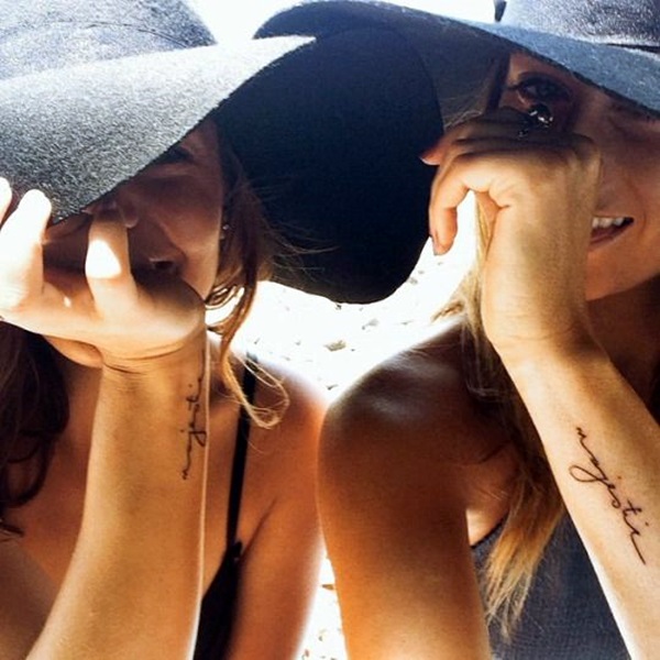 Adorable Sisters Forever Tattoo Design Ideas (13)