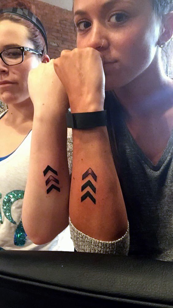 Adorable Sisters Forever Tattoo Design Ideas (45)