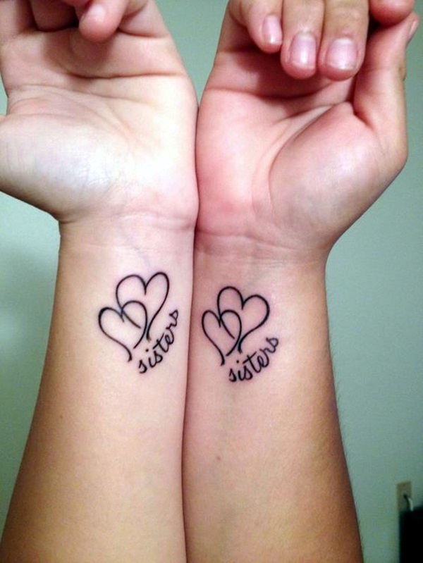 Adorable Sisters Forever Tattoo Design Ideas (46)