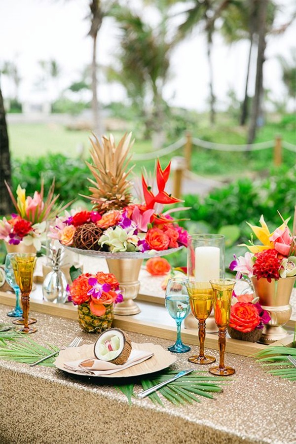 40 Affordable And Creative Hawaiian Party Decoration Ideas ...