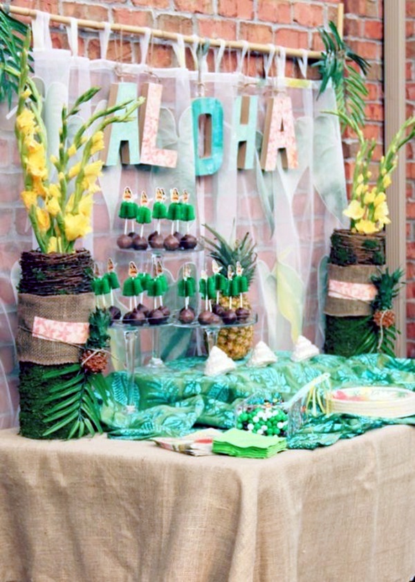 40 Affordable And Creative Hawaiian Party Decoration Ideas 40 Affordable And Creative Hawaiian Party Decoration Ideas