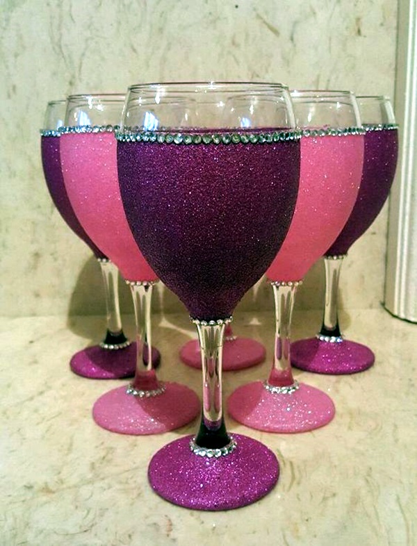 40 Artistic Wine Glass Painting Ideas Bored Art