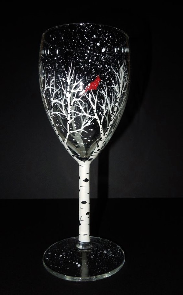 40 Artistic Wine Glass Painting Ideas Bored Art 40-artistic-wine-glass-painting-ideas-bored-art