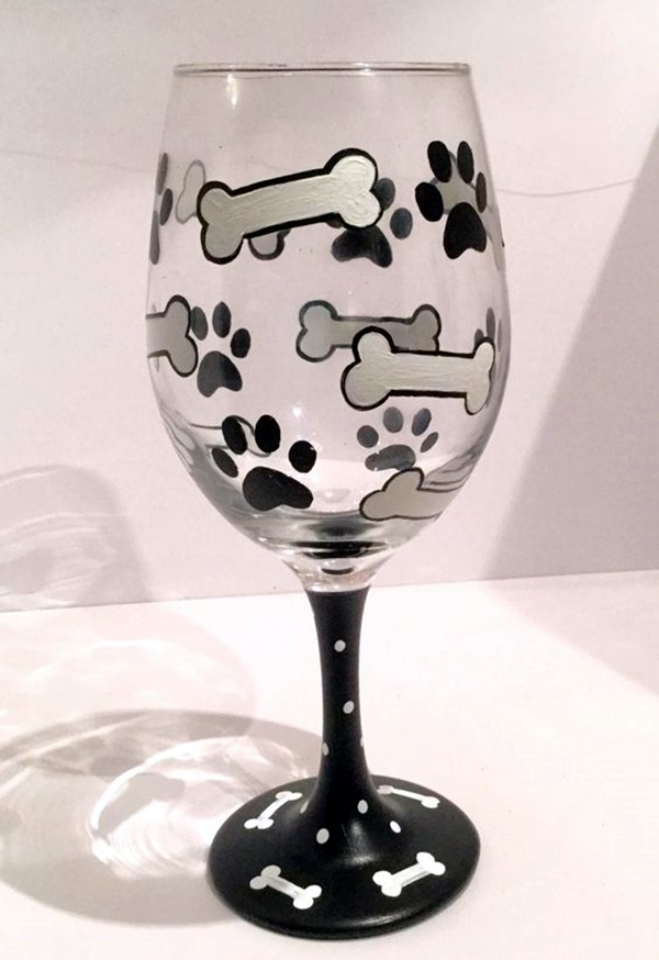 40 Artistic Wine Glass Painting Ideas - Bored Art