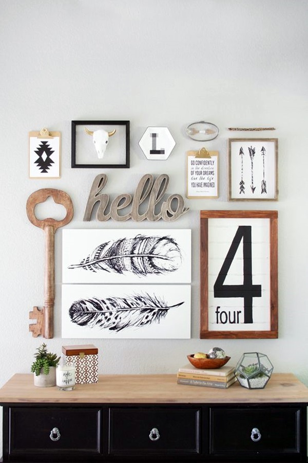 40 Ways To Decorate Empty Gallery Wall Like A Pro - Bored Art