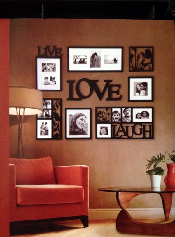 40 Simple But Fashionable Living Room Wall Decoration Ideas - Bored Art