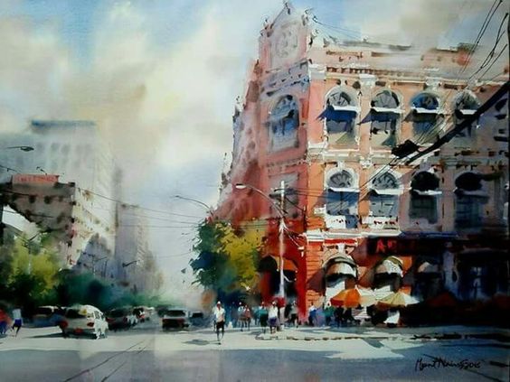 architectural water colors 9