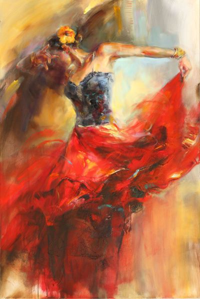 Divine Dance Paintings That Make You See The Movement In The Stillness