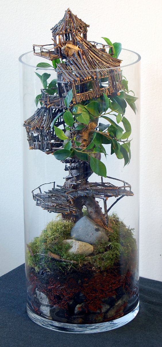 miniature tree houses 7