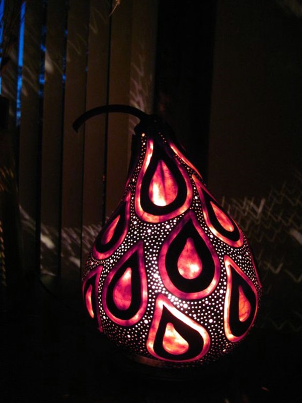Amazing Art Inspired Gourd Lamps (10)