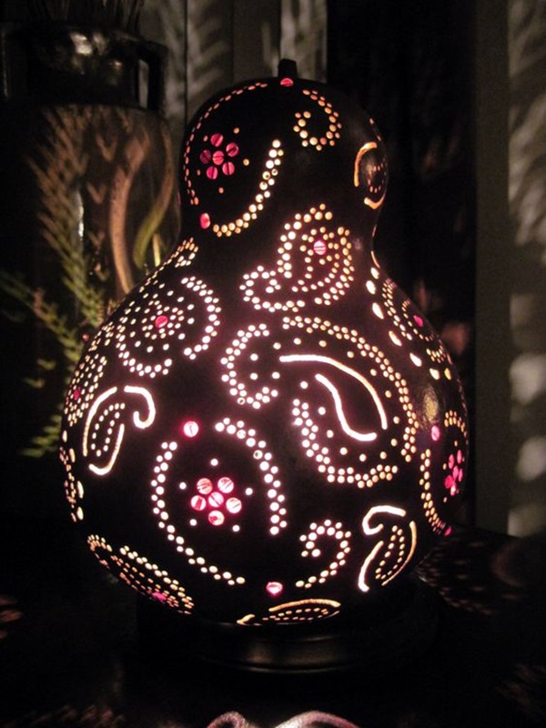 Amazing Art Inspired Gourd Lamps (4)