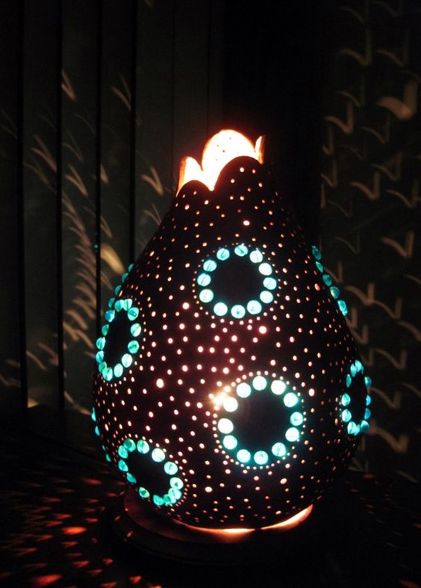 Amazing Art Inspired Gourd Lamps (5)