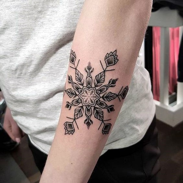 Cute and Artsy Snowflake Tattoos (1)