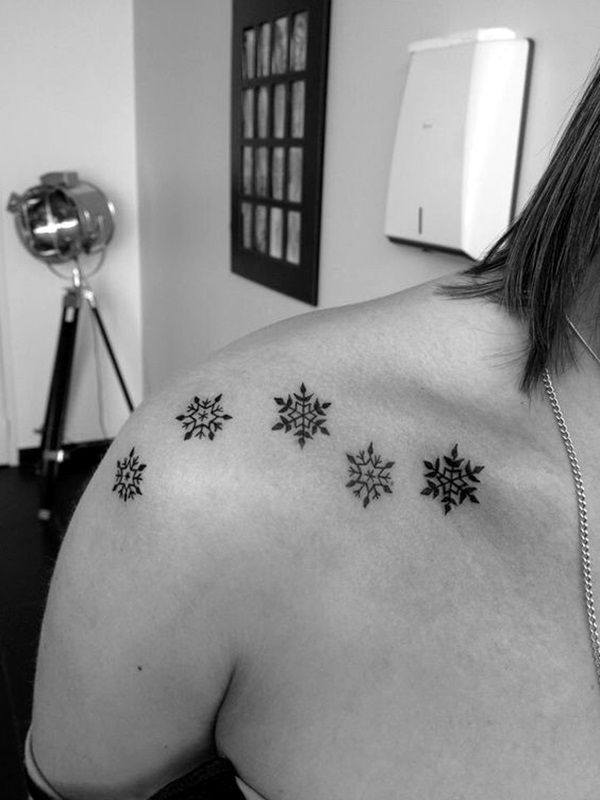 Cute and Artsy Snowflake Tattoos (11)