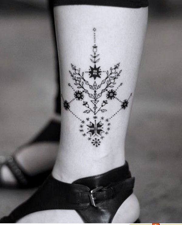 Cute and Artsy Snowflake Tattoos (12)