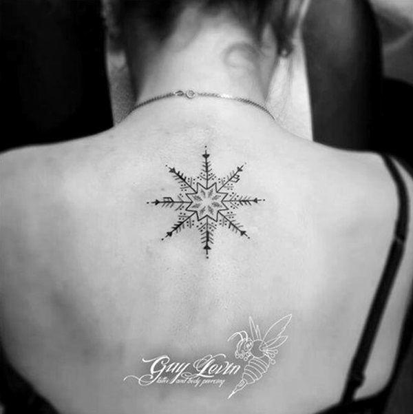 Cute and Artsy Snowflake Tattoos (15)