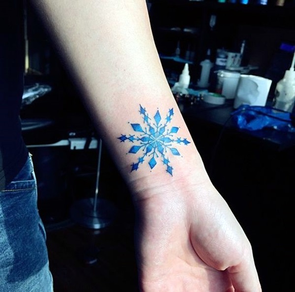 Tattoo uploaded by Xavier  Snowflake tattoo by Mini Lau subtle  microtattoo pastel southkorean feminine girly tiny MiniLau snowflake   Tattoodo