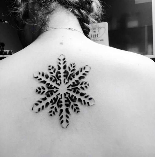 Cute and Artsy Snowflake Tattoos (32)