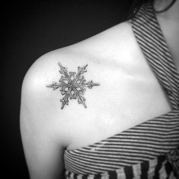 Cute and Artsy Snowflake Tattoos (6)
